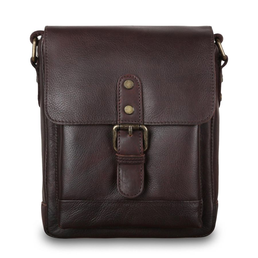 Кожаная мужская сумка через плечо Ashwood Leather 1335