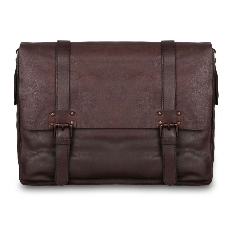 Кожаная мужская сумка через плечо Ashwood Leather 7996