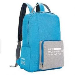 Рюкзак складной (Folding Travel Bag Backpack), цвет Голубой