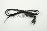 Сетевой шнур с вилкой и выключателем UCX-C11/02A-170 BLACK 2А 500Вт 1,7м черный ТМ Uniel