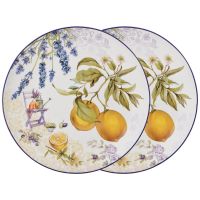 Набор тарелок обеденных "Прованс.Лимоны" 2 пр. 25.5 см