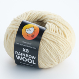 Rainbow Wool XS Ecru