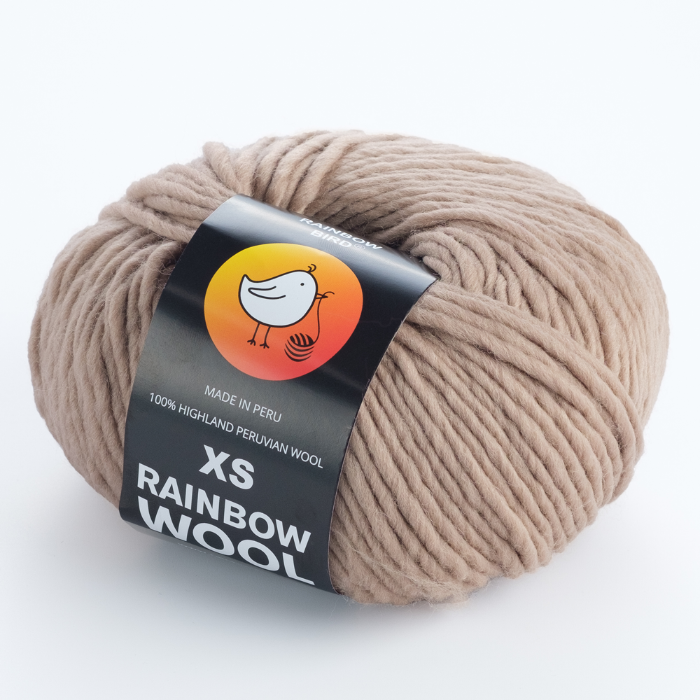 Rainbow Wool XS WarmTaupe