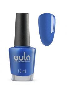 WULA nailsoul Лак для ногтей, тон 35 "Синий с шиммером"