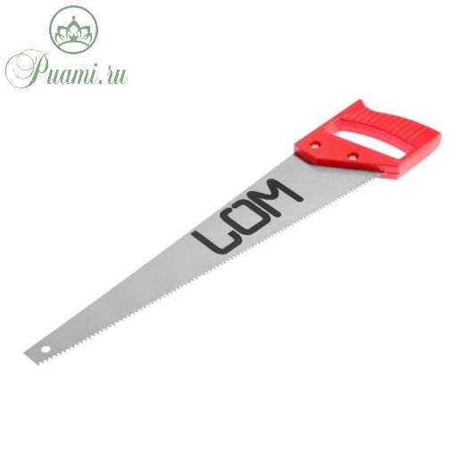 Ножовка по дереву LOM, пластиковая рукоятка, 7-8 TPI, 400 мм