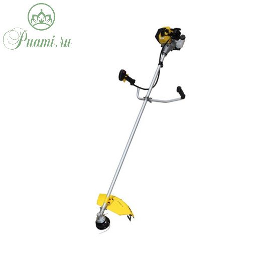 Бензиновый триммер Eurolux TR-1000T, 1000 Вт, 7500-9500 об/мин, 0.7л, скос 255 мм