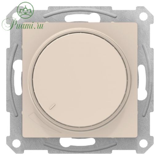 Диммер SE ATLASDESIGN, 315 Вт, механизм, встраиваемый, IP20, бежевый, ATN000234