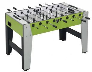 Игровой стол - футбол "Greenwood" (139x73x88 см, серо-зеленый)