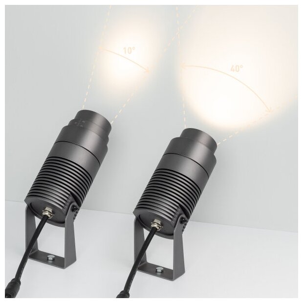 Прожектор светодиодный Arlight ALT-RAY-ZOOMR75-18W Warm3000