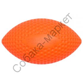 Игрушка PitchDog SPORTBALL игровой мяч-регби для апортировки 9 см, оранжевый