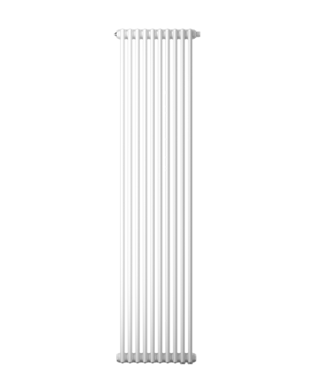 Радиатор трубчатый Zehnder Charleston 2200, 6 секций, 13 м2, боковое подключение, RAL 9016 (белый) (кроншт.в компл)