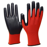 Нейлоновые перчатки с нитриловым покрытием, 12 пар