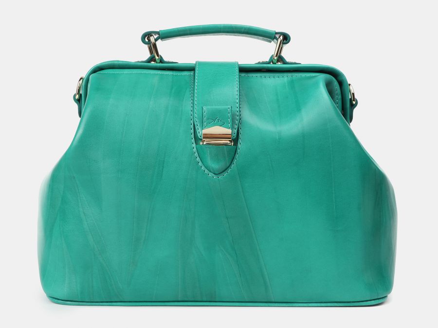 Женская кожаная сумка Alexander-TS "W0023 Green"