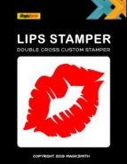 Штамп для Double Cross "Поцелуй" - Lips Double Cross Stamper