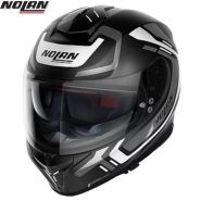 Шлем Nolan N80-8 Ally, Черный матовый с белым