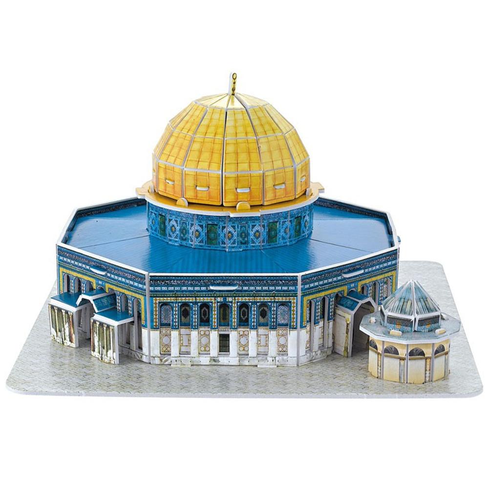 Конструктор 3D Пазл макет мечети Купол Скалы Dome of the Rock в Иерусалиме 34 детали