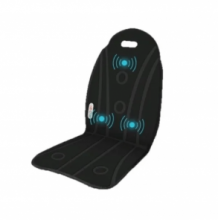 Массажная обогревающая накидка для сиденья Massage Mat 2 в 1 - универсальная накидка с обогревом на сиденье автомобиля или офисное кресло. 