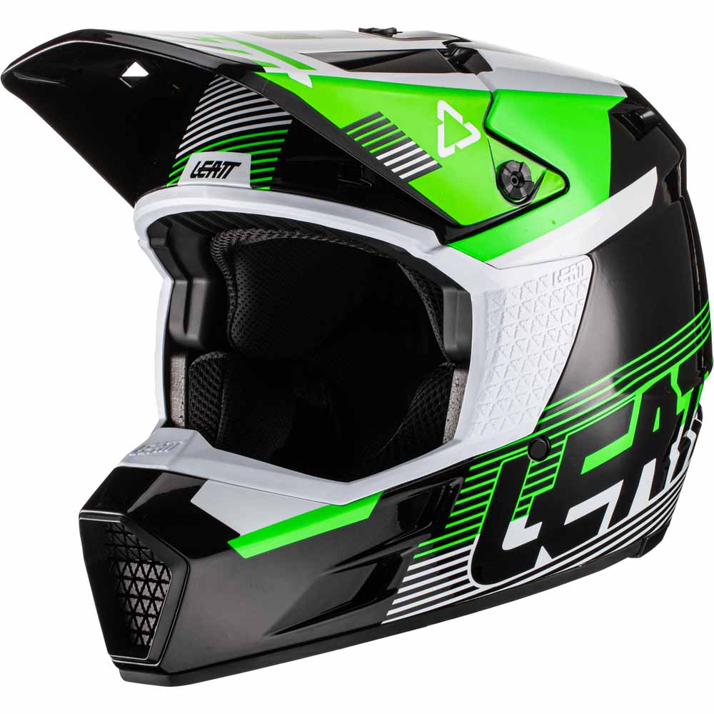 Leatt Moto 3.5 V22 Black (2022) шлем внедорожный