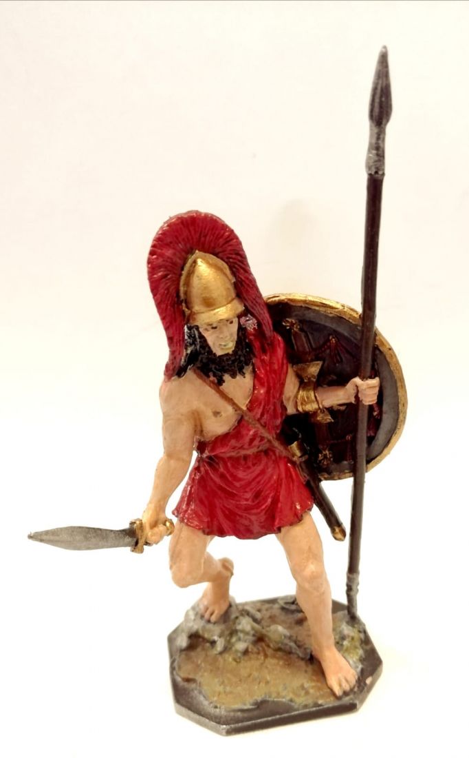 Фигурка Лакедемонский командир Греция 5 в. до н.э. олово