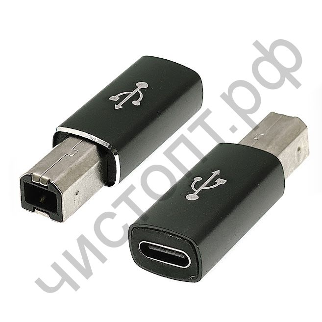 Переходник OT-PCC31 (штекер USB-В 2.0 - гнездо TYPE-C)