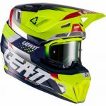 Leatt Moto 7.5 V22 Kit Lime комплект шлем + очки Leatt Velocity 4.5