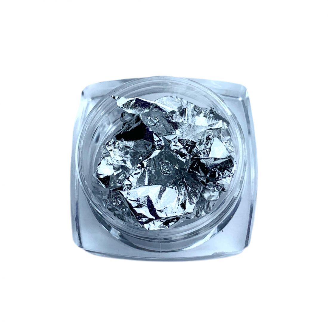Набор «фольга» для дизайна серебро 12 шт