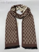 Gucci шарф коричневый