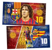 10 EURO Katalonia — Carles Puyol. Legends of FC Barselona. (Карлес Пуйоль)​.UNC ЯМ