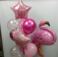 Сет шариков с фламинго