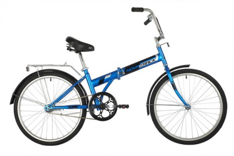 Велосипед NOVATRACK 24" складной, синий