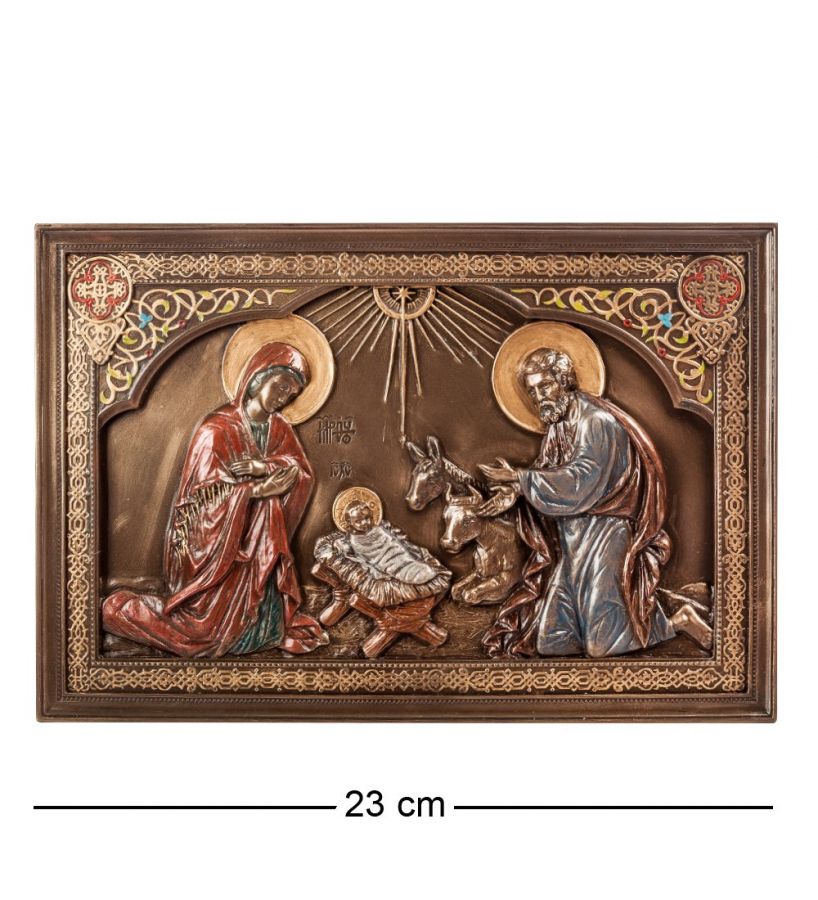 Панно «Рождество Христово» 23x1.5 см, h=15 см (WS-525)