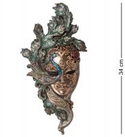 Венецианская маска «Павлин» 17.5x4.5 см, h=34 см (WS-309)