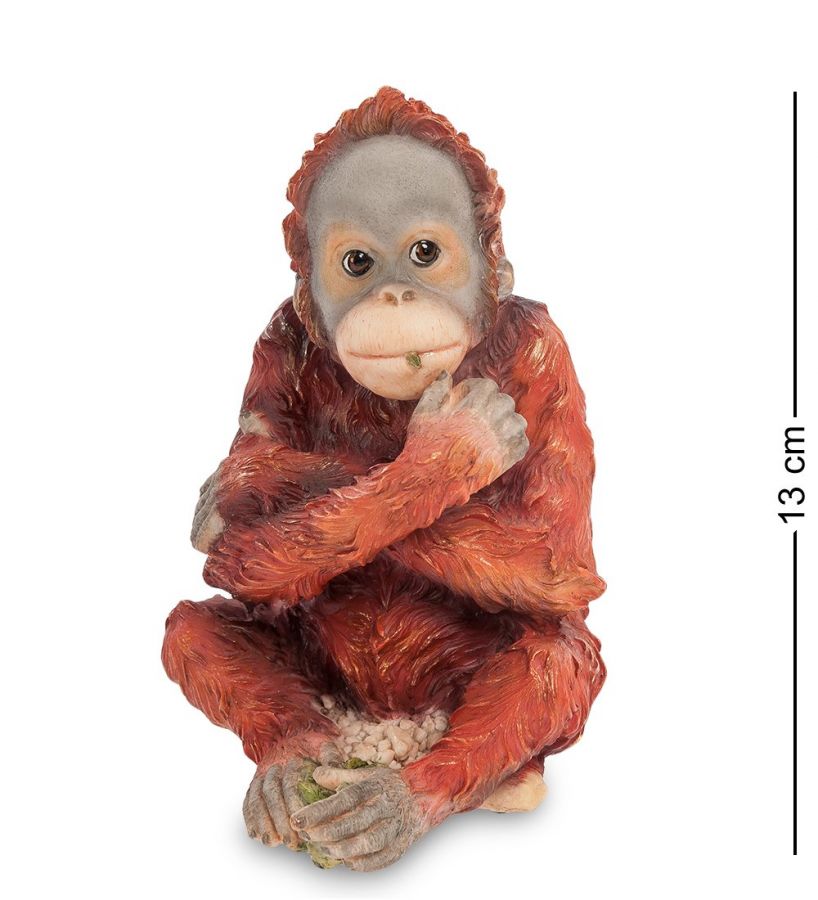 Статуэтка «Детеныш орангутанга» 9.5x11.5 см, h=13.5 см (WS-799)