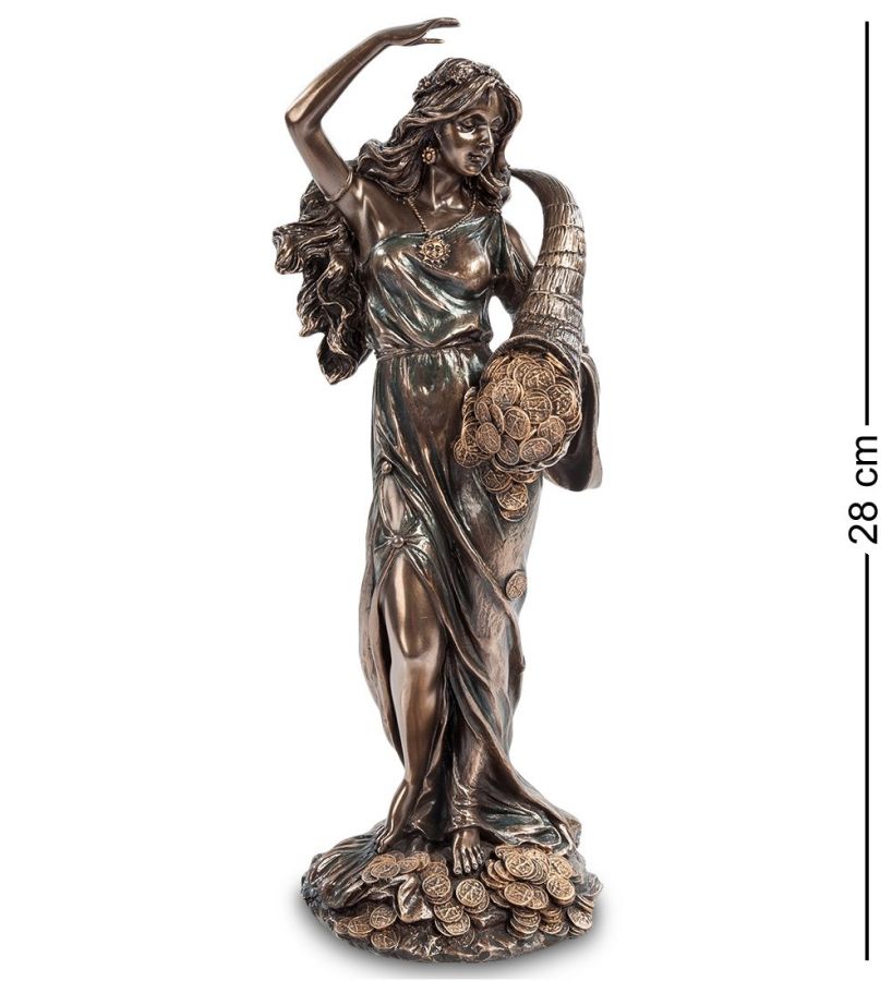 Статуэтка «Фортуна - богиня удачи» 10x10 см, h=28 см (WS-58/1)