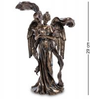 Статуэтка-подсвечник «Ангел с голубем» 13.5x10 см, h=28 см (WS-968)