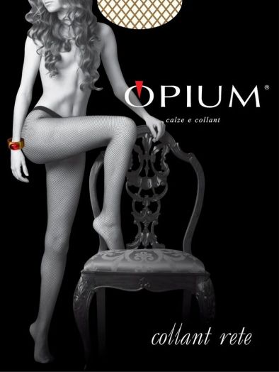 Колготки сетка Opium Collant Rete, цвет чёрный, размер 2