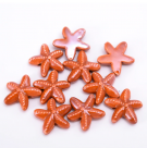 фото Бусина Морская звезда керамика 18 мм Оранжевый AMAZ-18.8
