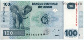 Конго 100 франков 2013