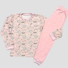 Пижама детская звездочка розовый C-PJ023-ITp, раз.8-12 | Мамин Малыш
