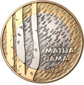 150 лет со дня рождения Матия Джама   3 евро Словения 2022