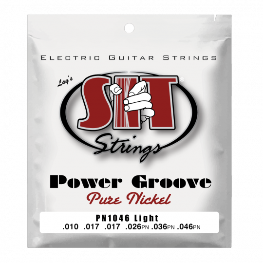 Струны для электрогитары SIT PN946, Power Groove Pure Nickel Rock-n-Roll Hybrid, 9-46