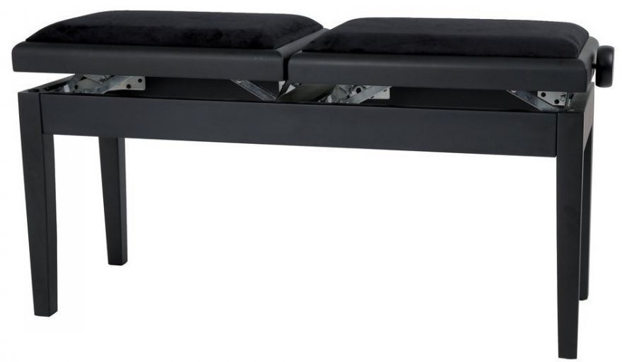Банкетка GEWA Piano bench Deluxe Double Black matt двойная