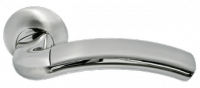 Дверные ручки Morelli "ПАЛАЦЦО - II" MH-02 SN/CP Цвет - Белый никель/полированный хром