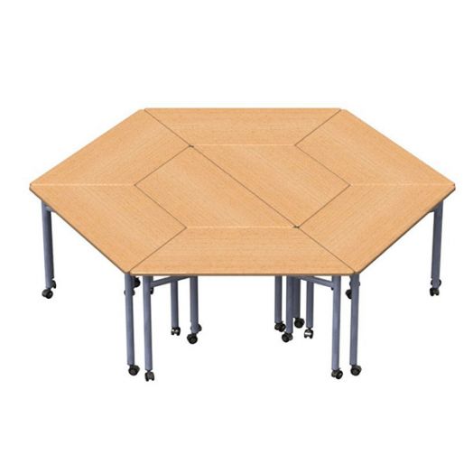 Комбинация столов для групповых занятий IT-K11 2371х2080х580/820 мм