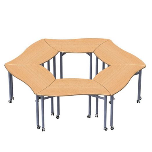 Комбинация столов для групповых занятий IT-K6 2365х2365х580/820 мм