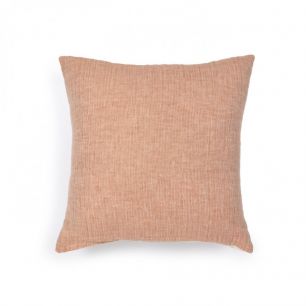 ANELEY Casilda linen and cotton cushion cover in pink 45 x 4