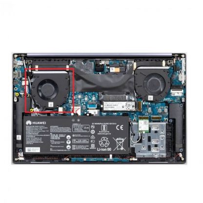 Кулер (вентилятор) системы охлаждения для Huawei MateBook D 16 (тип 1)