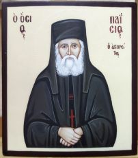 Икона Паисий Святогорец (рукописная)(9*10,5см)(наличие)