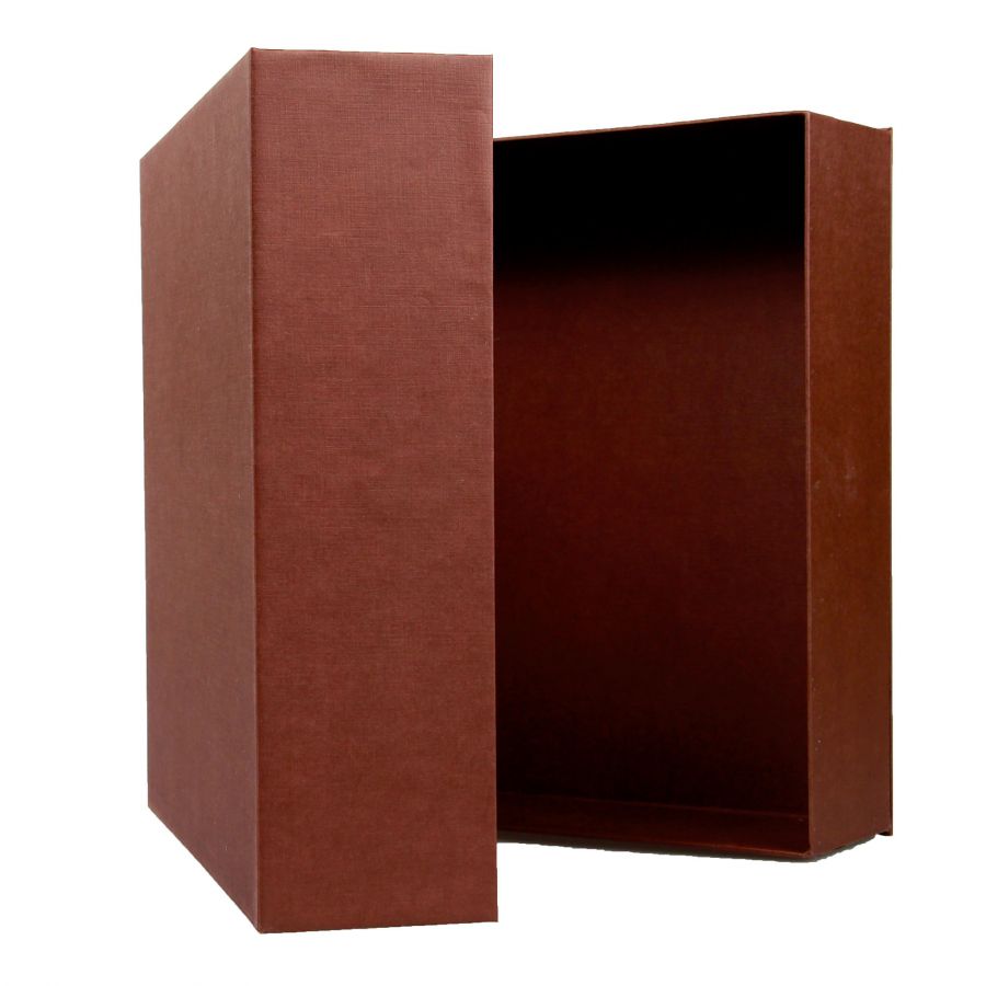 Подарочная коробка для фотоальбомов, коричневая