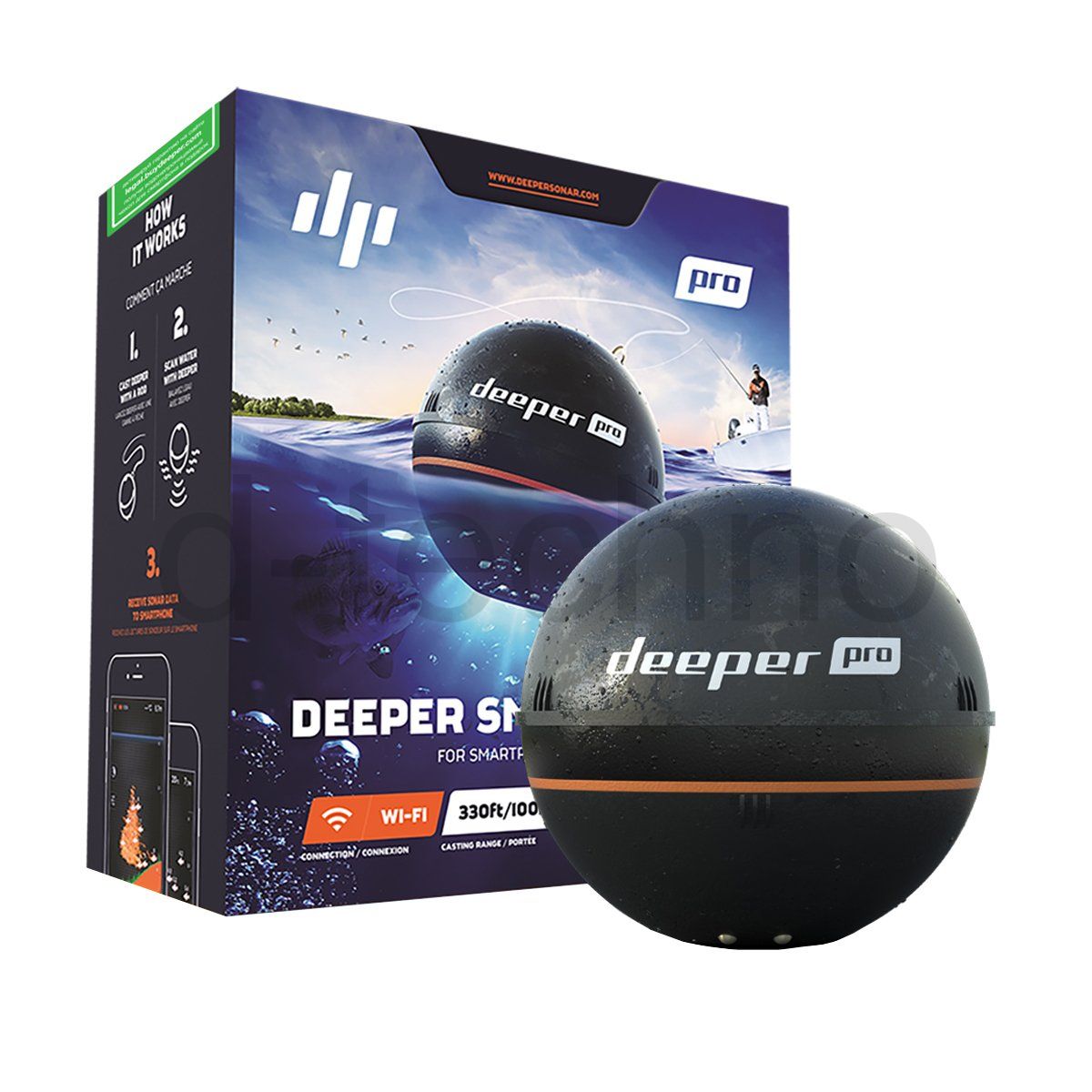 Эхолот Deeper Smart Sonar Pro беспроводной